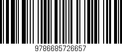 Código de barras (EAN, GTIN, SKU, ISBN): '9786685726657'