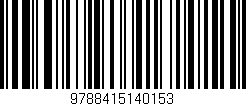 Código de barras (EAN, GTIN, SKU, ISBN): '9788415140153'