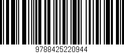 Código de barras (EAN, GTIN, SKU, ISBN): '9788425220944'