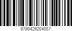 Código de barras (EAN, GTIN, SKU, ISBN): '9788428204057'