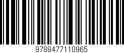 Código de barras (EAN, GTIN, SKU, ISBN): '9788477110965'