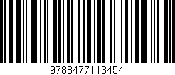 Código de barras (EAN, GTIN, SKU, ISBN): '9788477113454'