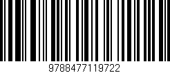 Código de barras (EAN, GTIN, SKU, ISBN): '9788477119722'