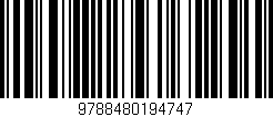 Código de barras (EAN, GTIN, SKU, ISBN): '9788480194747'