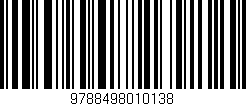 Código de barras (EAN, GTIN, SKU, ISBN): '9788498010138'