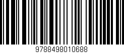 Código de barras (EAN, GTIN, SKU, ISBN): '9788498010688'