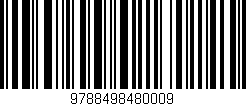 Código de barras (EAN, GTIN, SKU, ISBN): '9788498480009'