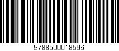 Código de barras (EAN, GTIN, SKU, ISBN): '9788500018596'
