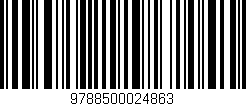 Código de barras (EAN, GTIN, SKU, ISBN): '9788500024863'