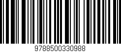Código de barras (EAN, GTIN, SKU, ISBN): '9788500330988'