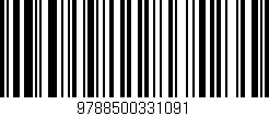 Código de barras (EAN, GTIN, SKU, ISBN): '9788500331091'