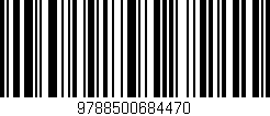 Código de barras (EAN, GTIN, SKU, ISBN): '9788500684470'