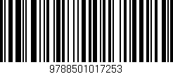 Código de barras (EAN, GTIN, SKU, ISBN): '9788501017253'