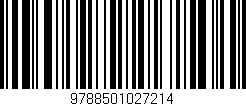 Código de barras (EAN, GTIN, SKU, ISBN): '9788501027214'