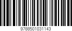 Código de barras (EAN, GTIN, SKU, ISBN): '9788501031143'