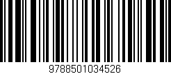Código de barras (EAN, GTIN, SKU, ISBN): '9788501034526'