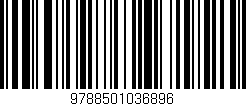 Código de barras (EAN, GTIN, SKU, ISBN): '9788501036896'