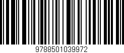 Código de barras (EAN, GTIN, SKU, ISBN): '9788501039972'
