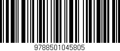 Código de barras (EAN, GTIN, SKU, ISBN): '9788501045805'