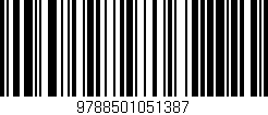Código de barras (EAN, GTIN, SKU, ISBN): '9788501051387'