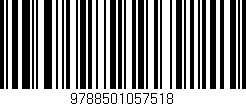 Código de barras (EAN, GTIN, SKU, ISBN): '9788501057518'