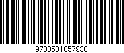 Código de barras (EAN, GTIN, SKU, ISBN): '9788501057938'