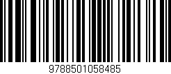 Código de barras (EAN, GTIN, SKU, ISBN): '9788501058485'