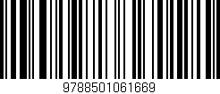 Código de barras (EAN, GTIN, SKU, ISBN): '9788501061669'