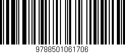 Código de barras (EAN, GTIN, SKU, ISBN): '9788501061706'