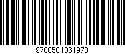 Código de barras (EAN, GTIN, SKU, ISBN): '9788501061973'