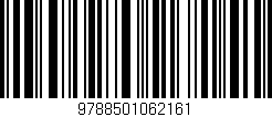 Código de barras (EAN, GTIN, SKU, ISBN): '9788501062161'