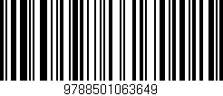 Código de barras (EAN, GTIN, SKU, ISBN): '9788501063649'