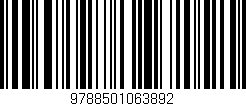 Código de barras (EAN, GTIN, SKU, ISBN): '9788501063892'
