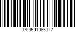 Código de barras (EAN, GTIN, SKU, ISBN): '9788501065377'