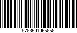 Código de barras (EAN, GTIN, SKU, ISBN): '9788501065858'