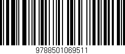 Código de barras (EAN, GTIN, SKU, ISBN): '9788501069511'