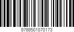 Código de barras (EAN, GTIN, SKU, ISBN): '9788501070173'