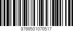 Código de barras (EAN, GTIN, SKU, ISBN): '9788501070517'