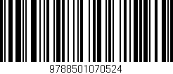 Código de barras (EAN, GTIN, SKU, ISBN): '9788501070524'
