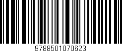 Código de barras (EAN, GTIN, SKU, ISBN): '9788501070623'