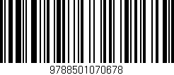 Código de barras (EAN, GTIN, SKU, ISBN): '9788501070678'