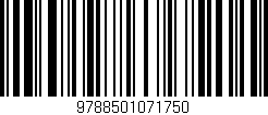 Código de barras (EAN, GTIN, SKU, ISBN): '9788501071750'