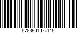 Código de barras (EAN, GTIN, SKU, ISBN): '9788501074119'