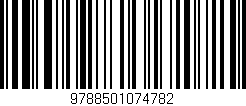 Código de barras (EAN, GTIN, SKU, ISBN): '9788501074782'