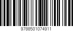 Código de barras (EAN, GTIN, SKU, ISBN): '9788501074911'