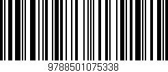 Código de barras (EAN, GTIN, SKU, ISBN): '9788501075338'