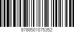 Código de barras (EAN, GTIN, SKU, ISBN): '9788501075352'