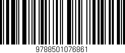 Código de barras (EAN, GTIN, SKU, ISBN): '9788501076861'
