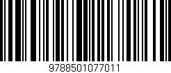 Código de barras (EAN, GTIN, SKU, ISBN): '9788501077011'