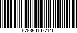 Código de barras (EAN, GTIN, SKU, ISBN): '9788501077110'